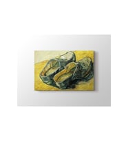 Vincent Van Gogh - A Pair Of Leather Clogs Tablo 50 X 70 Cm