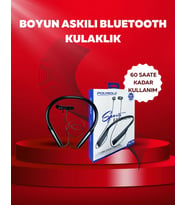 Polygold Pg-100 Bluetooth 5.0 Boyun Bantlı Kulaklık – 50 Saat Konuşma Süresi, Type-c Şarj