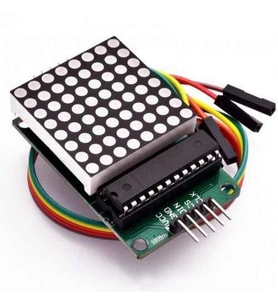 8x8 Dot Matrix Led Modül Max7219 Kırmızı Ortak Katot