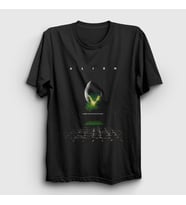 Presmono Unisex Siyah Poster Film Hr Giger Alien T-Shirt 486623tt