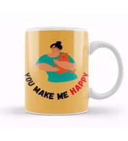 Cat Lover Gift You Make Me Happy Cat Kupa Bardak Porselen