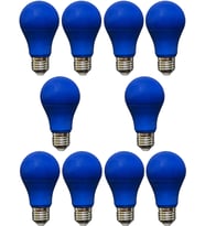 (10 Adet) Osaka 10W Mavi Işık E27 Duylu (Kalın Duy) Led Ampul
