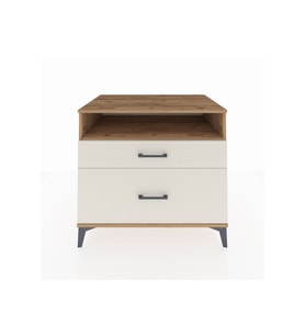 Kronos Şifonyer Tek Raflı 2 Çekmeceli 88x59x80 Çam-Aytaşı
