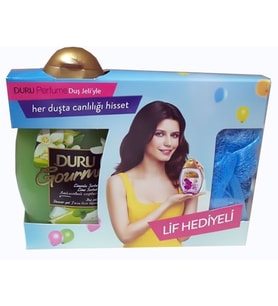 Duru Duş Jeli Gourmet 250 Ml Limonlu Sorbe + Lif Hediye