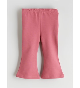 LCW baby Pembe Beli Lastikli Ispanyol Paça Kız Bebek Tayt