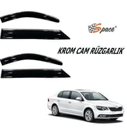 Krom Cam Rüzgarlığı Skoda Superb 2013-2015/ Caru420
