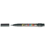 Uni Posca PCF-350 Boyama Markörü 1-10 mm Fırça Uç SİYAH 