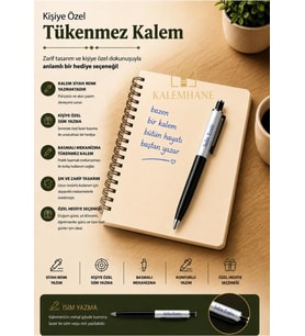 Kalemhane Kişiye Özel Ahşap Kutulu Tükenmez Kalem (K)