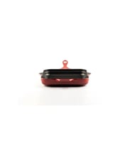 Hosse Hskgtv 2828 Kare Grill Döküm Tava 28X28 cm Yardımcı Kulplu Kırmızı