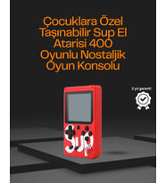 3 İnç Ekranlı Klasik Oyunlu El Konsolu