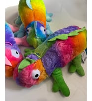 Peluş Bukalemun 40 Cm (Çok Renkli)