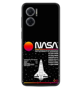 Xiaomi Redmi Note 11E Kılıf Resimli Desenli Baskılı Silikon Nasa 2 1407