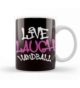 Live Handball Love Handballer Ball Sports Player Team Coach Kupa Bardak Porselen