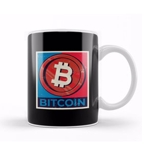 Bitcoin Present I Krypto Money Corrupt Money Kupa Bardak Porselen