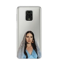 Xiaomi Redmi Note 9S - Redmi Note 9 PRO Uyumlu Lana Del Rey Tasarımlı Şeffaf Telefon Kılıfı