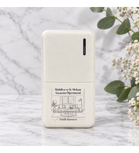 Mobilya ve İç Mekan Tasarım Öğretmenine İsme Özel Powerbank