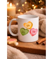 Northcity Hug Kiss Love Model 10 Porselen Kupa – Sevgi Dolu ve Enerjik Hediye