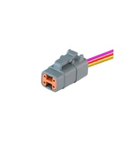 DTM06-4S Erkek Konnektör 4 Pin Kablolu