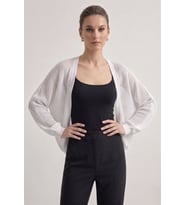 Premium Ajurlu İnce Triko Bolero Hırka
