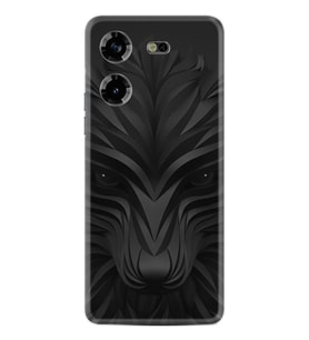 Tecno Pova 5 Kılıf Resimli Desenli Baskılı Silikon Black Fox 1325