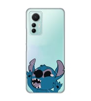 Xiaomi Mi 12 Lite Uyumlu Stitch Desenli Şeffaf Telefon Kılıfı