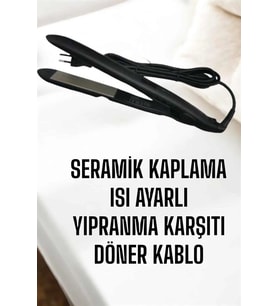 Saç Düzleştirici Yıpranma Karşıtı Keratin Bakımı Seramik Kaplama