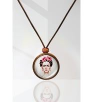 Frida Ahşap Kolye