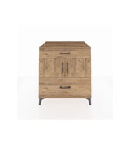 Kronos Şifonyer 2 Raflı 2 Çekmeceli 2 Kapaklı 88x59x96 Çam-Çam