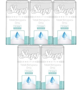 Sleepy Hasta Yatak Koruyucu 60*90CM 50 Adet (5PK*10)