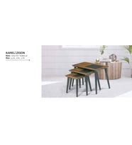 Zigon OSM 11813 KARELİ MODEL Parlak Ceviz Gri Natüre Kayın RETRO ayak El Yapım