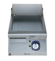 Electrolux Professional Endüstriyel Elektrikli Izgara, Fırçalanmış Krom Kaplamalı Çelik Pişirme Yüzeyi, 400 Mm, Yatay, Termostatik Kontrol, Kazıyıcı Dahil E7IINDAOMCA