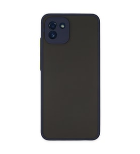 Samsung Galaxy A03 Kılıf Montreal Silikon Kapak - Lacivert