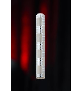 Caka Lighter Milano Desen Silver Benzinli Çakmak - CKL-011