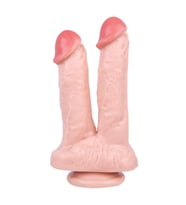 21cm Realistik Çiftli Dildo No:61