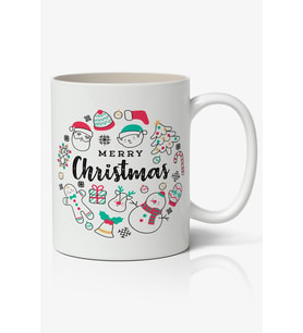 Kişiye Özel Yılbaşı Sevimli Kediler Christmas Temalı Beyaz Kupa Bardak Sevgiliye Arkadaşa Hediye v17