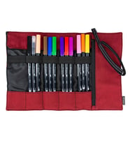 Tombow Dual Brush Pen Fırça Uçlu Kalem 12 RENK Rulo Çanta Hediyeli 