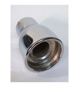 50 mm. Motosiklet (motorsiklet) minik nikelaj SESLİ egzoz eksoz ucu