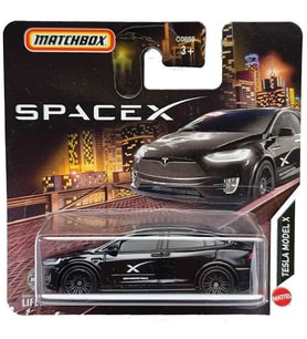 Matchbox - Tesla Model X - Siyah (1/64) SpaceX