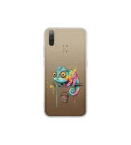 General Mobile GM 10 ile Uyumlu Splash Bukalemun Tasarımlı Şeffaf Silikon Kılıf