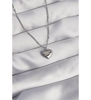 316L Çelik Gümüş Renk Kalp Model Love Kolye - TJ-BKO8932