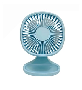bigmate Mini Masa Fanı Taşınabilir Serinletici Şarjlı Vantilatör 3 Kademeli Hız Ayarı YM88192A (Mavi