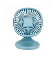 bigmate Mini Masa Fanı Taşınabilir Serinletici Şarjlı Vantilatör 3 Kademeli Hız Ayarı YM88192A (Mavi