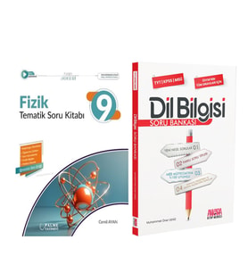 Palme 9.Sınıf Fizik ve AKM Dil Bilgisi Soru Bankası Seti 2 Kitap