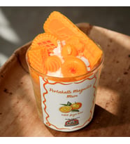 Portakallı Magnolia Mum  %100 Soya Wax  El Yapımı Kokulu Dekoratif Mum (Karışık)