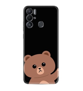 Tecno Pova Neo Kılıf Resimli Desenli Silikon Platinium Series Hello Bear 1905