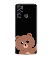 Tecno Pova Neo Kılıf Resimli Desenli Silikon Platinium Series Hello Bear 1905