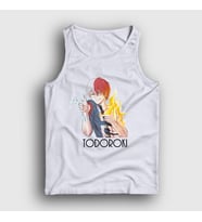 Presmono Unisex Beyaz Shoto Anime Boku No Hero Academia Atlet 128781tt