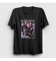 Presmono Unisex Siyah Poster K-Pop Mamamoo T-Shirt 274010tt