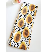 PAPAYA DESENLİ AFRİKA TELLİ BANDANA