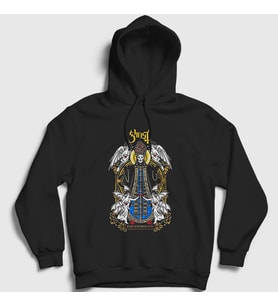 Presmono Unisex Siyah Papa Emeritus 4 Ghost Kapüşonlu Sweatshirt 52240tt